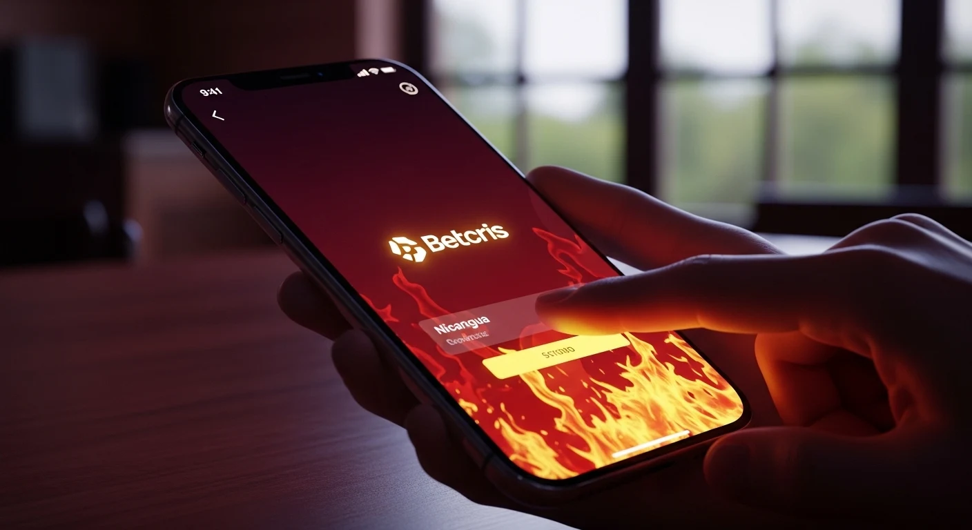 Betcris app uso movil nicaragua interfaz